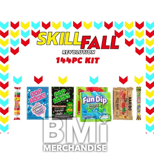 144PC SKILL FALL KIT CANDY